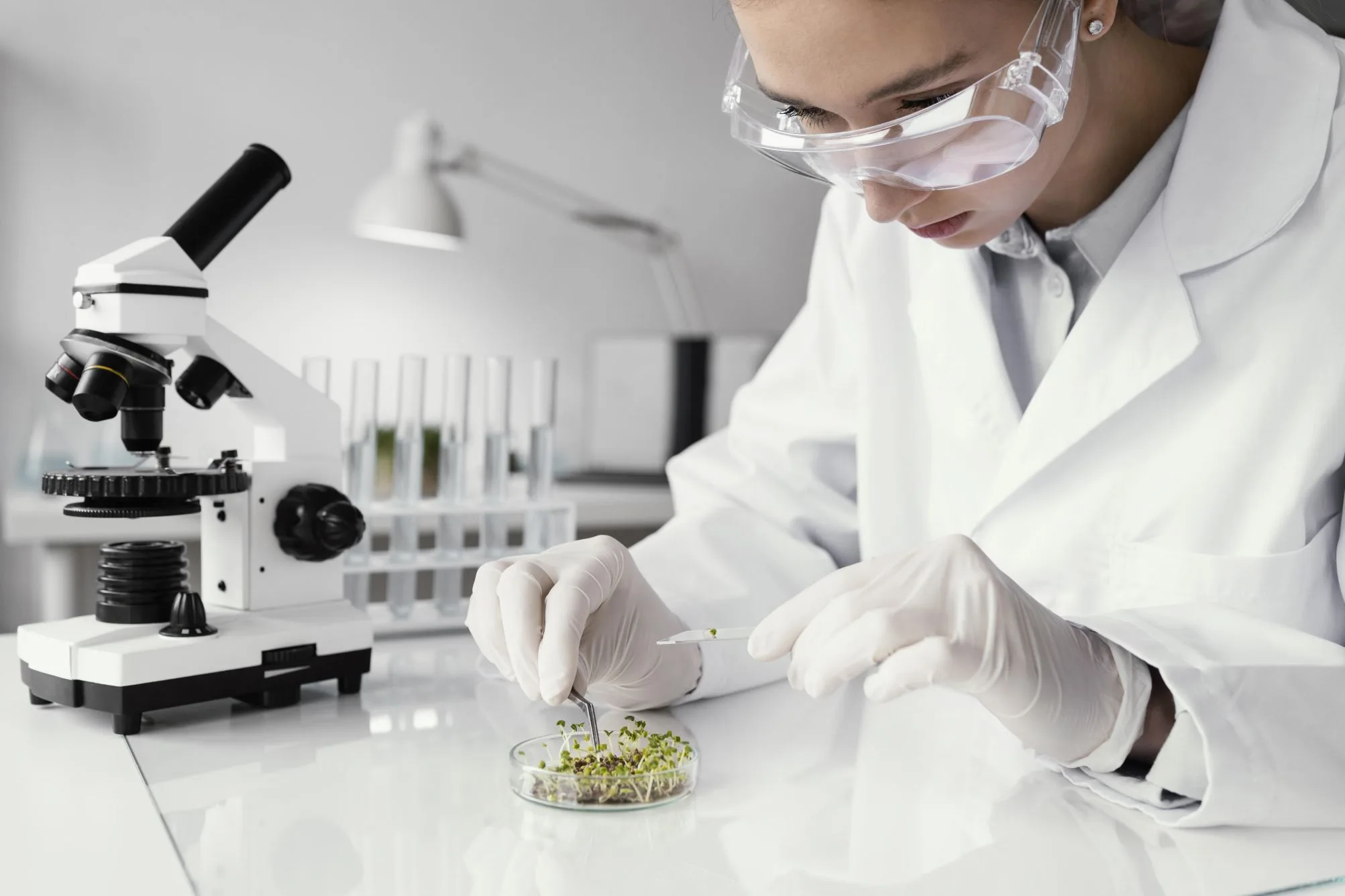 الرئيسية 25 close up scientist wearing goggles - الساقية للصناعات الزراعية